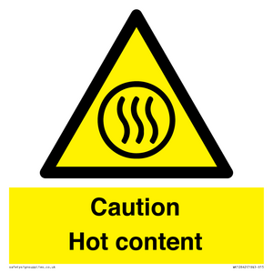Caution Hot content